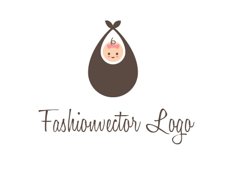 baby bib childcare logo