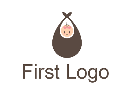 baby bib childcare logo