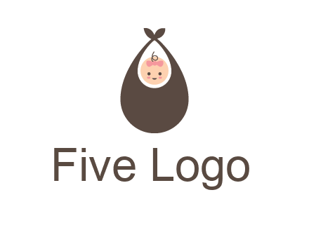 baby bib childcare logo