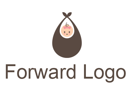 baby bib childcare logo