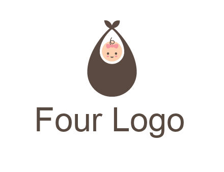 baby bib childcare logo