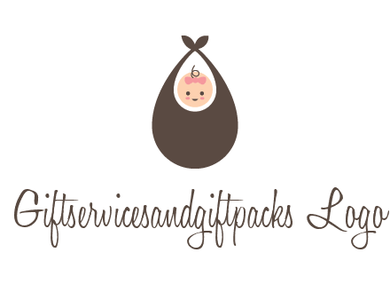 baby bib childcare logo
