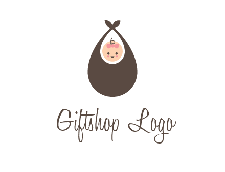 baby bib childcare logo
