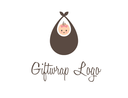 baby bib childcare logo