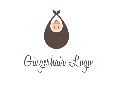 baby bib childcare logo