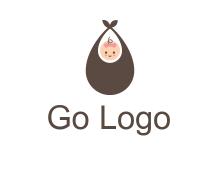 baby bib childcare logo