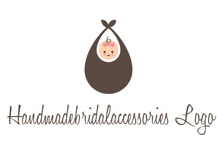 baby bib childcare logo