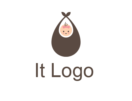 baby bib childcare logo