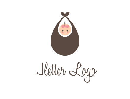 baby bib childcare logo