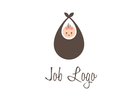 baby bib childcare logo