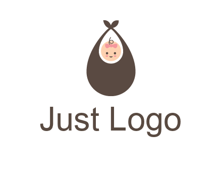 baby bib childcare logo