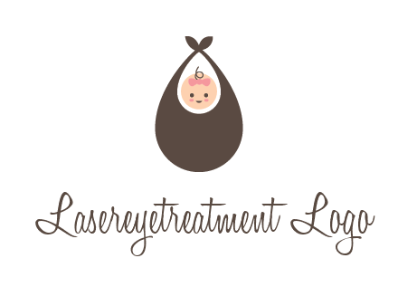 baby bib childcare logo
