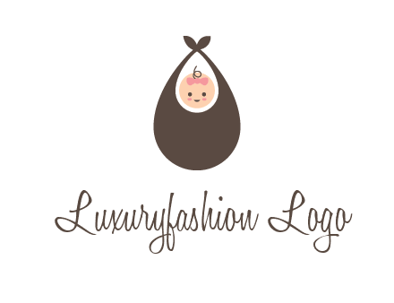 baby bib childcare logo