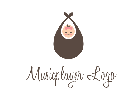 baby bib childcare logo