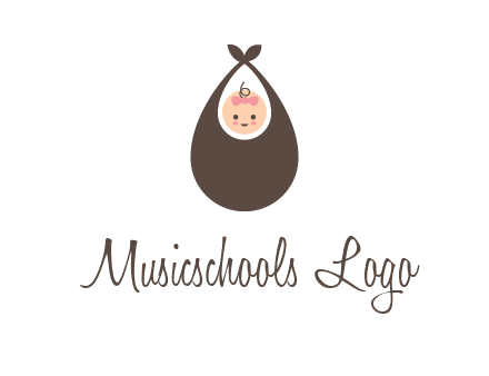 baby bib childcare logo