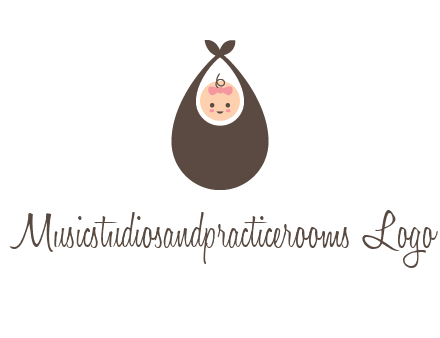 baby bib childcare logo