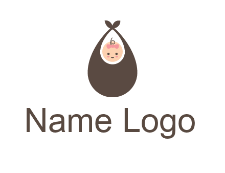 baby bib childcare logo