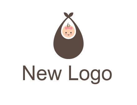baby bib childcare logo