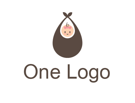 baby bib childcare logo