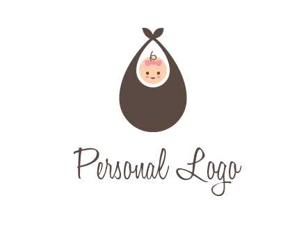 baby bib childcare logo