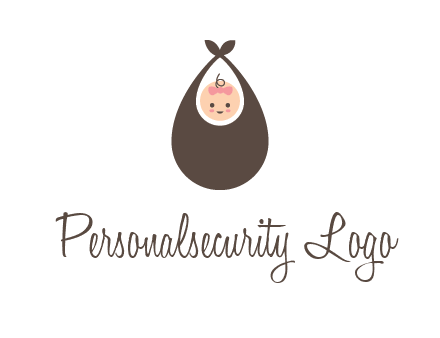 baby bib childcare logo