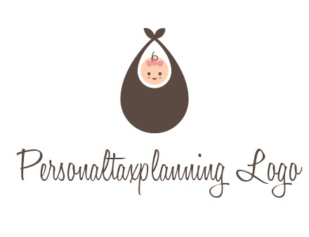 baby bib childcare logo