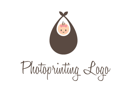 baby bib childcare logo
