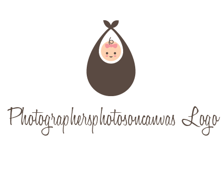 baby bib childcare logo