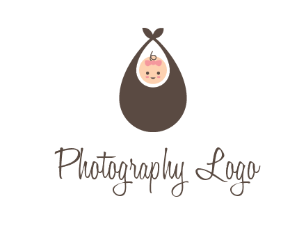 baby bib childcare logo