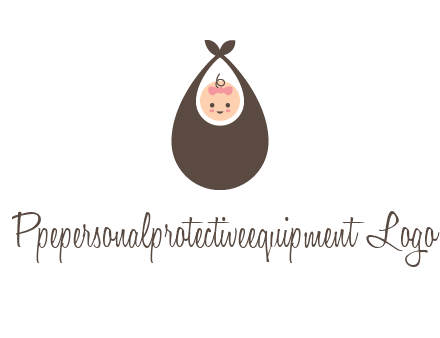 baby bib childcare logo