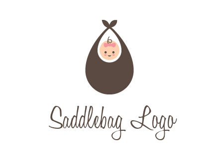 baby bib childcare logo