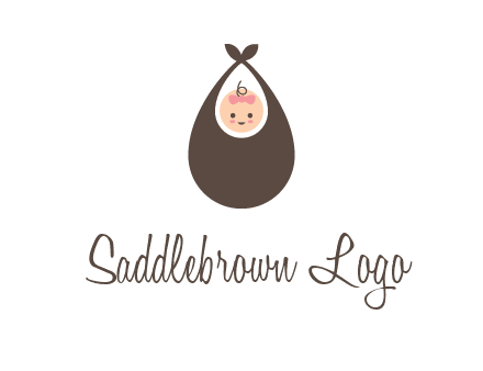 baby bib childcare logo