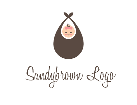 baby bib childcare logo