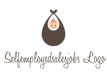 baby bib childcare logo