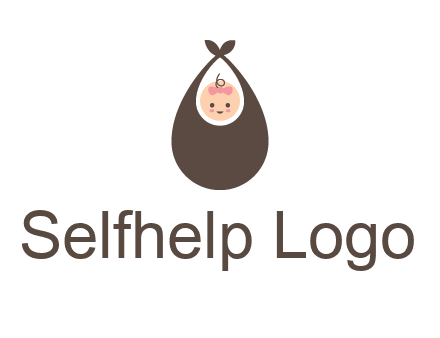 baby bib childcare logo