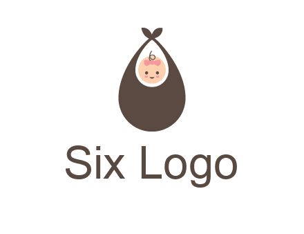 baby bib childcare logo