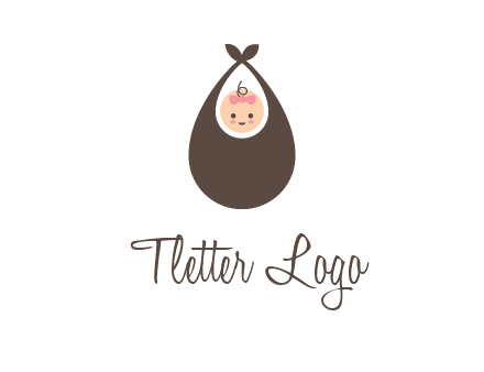 baby bib childcare logo