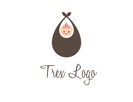 baby bib childcare logo