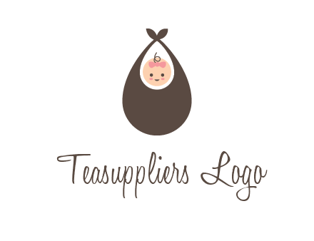 baby bib childcare logo