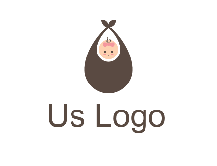 baby bib childcare logo