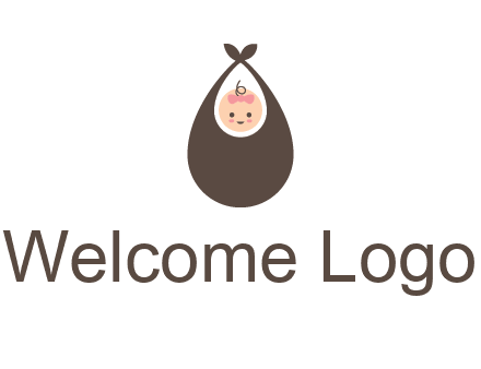 baby bib childcare logo