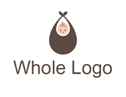 baby bib childcare logo