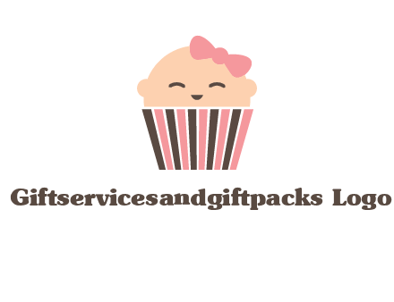 baby in basket child care logo