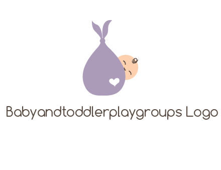 infant in childcare logo
