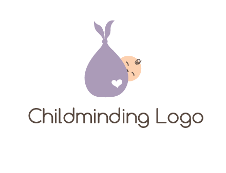 infant in childcare logo