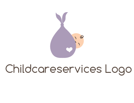 infant in childcare logo