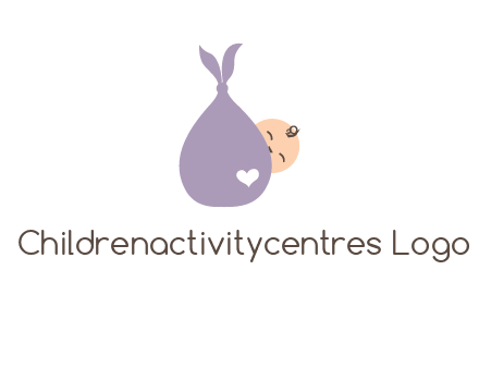 infant in childcare logo