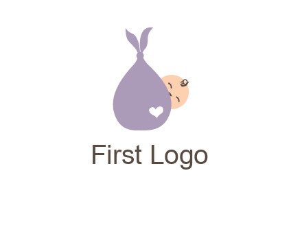 infant in childcare logo