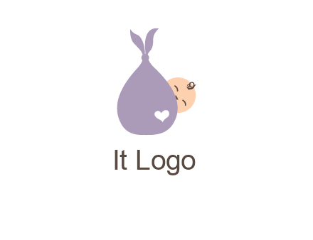 infant in childcare logo