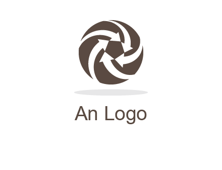 arrows in circle finance logo